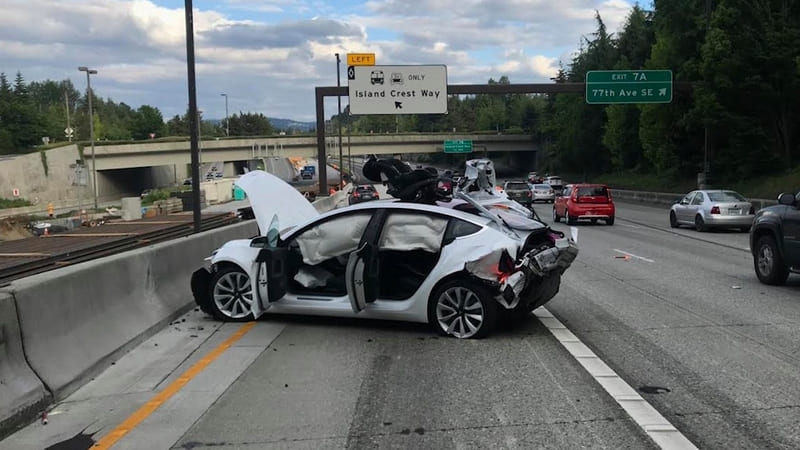 Tesla Crash