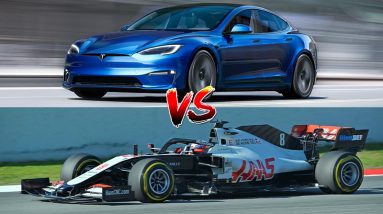 Tesla Model S plaid-vs-f1