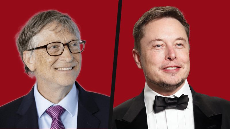 Elon Musk et Bill Gates