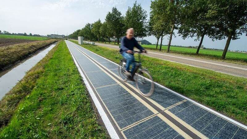 Piste cyclables solaires aux pays-bas