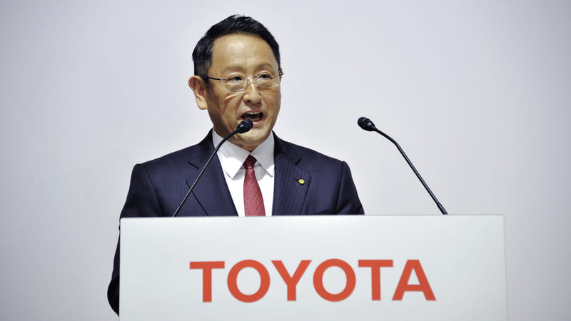 Le PDG de Toyota contre les voitures électriques