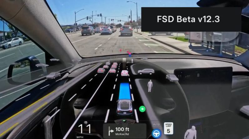 Tesla FSD V12.3 déploiement