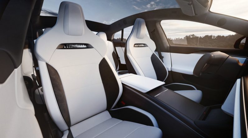 Model S Plaid : de nouveaux sièges Sport pour la surpuissante berline de Tesla