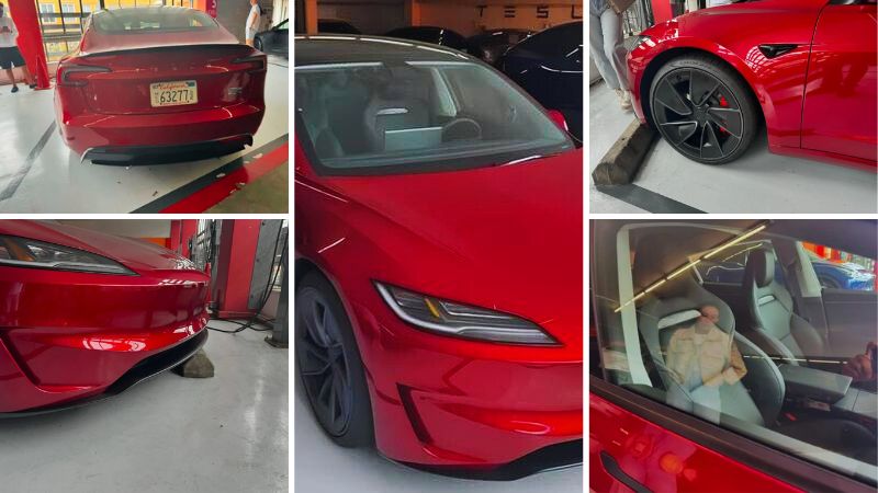 Photos volées Model 3 Performance Ludicrous